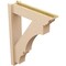 Ekena Millwork 6-in W x 24-in D x 32-in H Balboa Trad Rough Cedar Woodgrain TimberThane Outlooker, Primed Tan OUTUR060X24X32BOA04RCPR - alternate 5